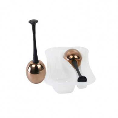 Rose Gold Cryo Cooling Face Roller Stainless Steel Face Beauty Cryo Sticks Ice Globes For Face Body