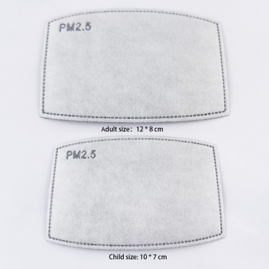 OEM Factory Low MOQ protective mask cycling face mask screen print logo mask with 5ply filter