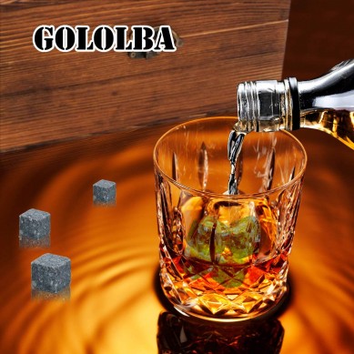 Granite Whiskey Rocks Chilling Stones gift set Whiskey Glasses Whiskey Lovers Gifts For Men