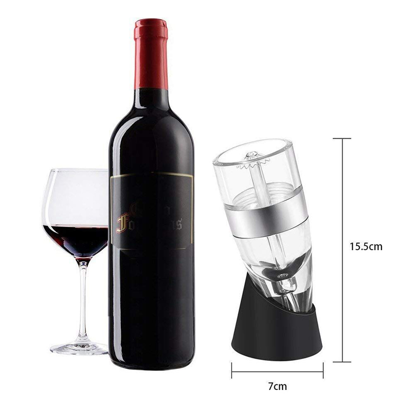 factory Outlets for Whiskey Bullet Stones - Wine Accessories Red Wine Magic Decanter Set Amazon Hot Sell Gift Set  – Shunstone