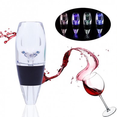 Trending LED Decanter Wine Aerator Set Amazon Hot Sell Wine Accessories Unique Gift Set