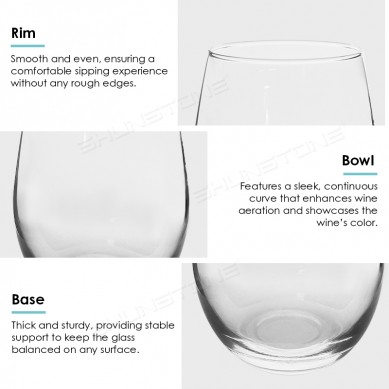 Modern Lead Free Crystal Wine Glass Gift Set Ice Cube Bottle Opener for Wedding Guest Shunstone Supplier Eco-Friendly Custom