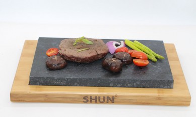 3pcs set Lava Stone Cooking set SHARE SET Steak Stones Kusina oven BBQ serve