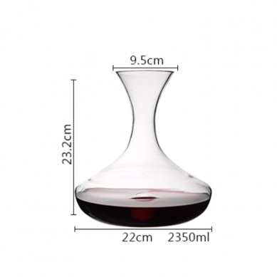 glass crystal decanter round decanter