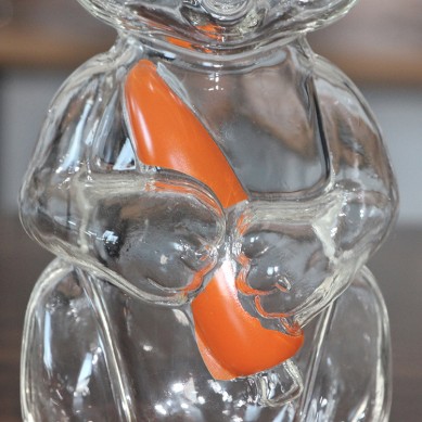 1000ml wholesale rabbit shape glass vodka liquor bottles