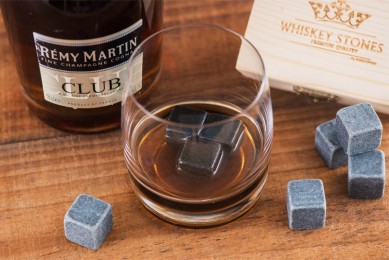 Wholesale 6 pcs of Whiskey Stones Wooden Box High Quality Drink Chilling Ice Cube