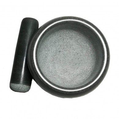 SHUNSTONE Mortar and Pestle Set Natural Celestite Stone Grinder Bowl Holder for cooking