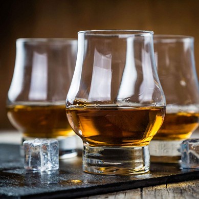 Whiskey Glass Set of 2 10.5oz Rocks Glasses Glassware for Scotch Bourbon