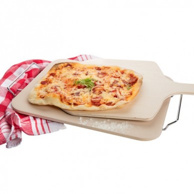 Dikdörtgen Kordiyerit Pizza Taşı Pişirme için Pişirme Fırını Izgara Pizza Araçları Fırın ve Barbekü Izgarası(China)