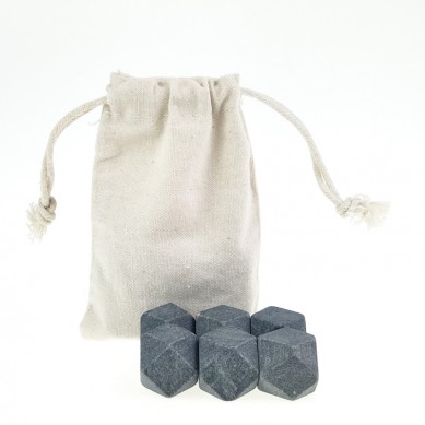 Professional  Diamond whiskey Stone Ice Cube  with cotton bag