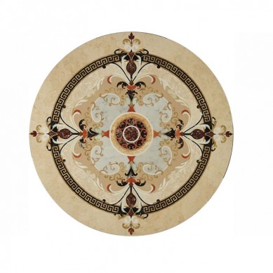 Factory Directly Waterjet  Round Marble Floor Medallions Patterns