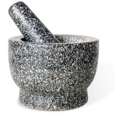 Special Price for Stone Mortar And Pestle - SHUNSTONE Premium Solid Granite Stone Mortar and Pestle Large 14cm  – Shunstone