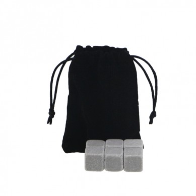 Best Chilling Stone Whiskey Stones with Black Velvet bag