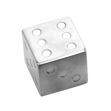 Dice-Shaped Stainless Steel Ice Cube Customized Packaging Wine Accessories