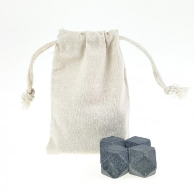 Professional  Diamond whiskey Stone Ice Cube  with cotton bag