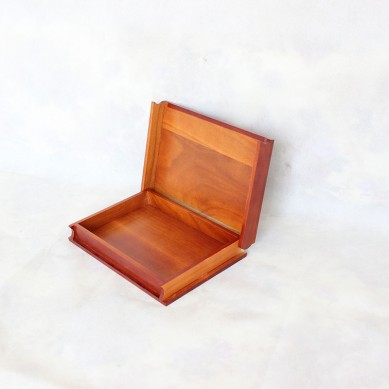 Renewable Design for Wine Glass Gift Box -
 SHUNSTONE Customized Wooden Gift Box in red color  – Shunstone