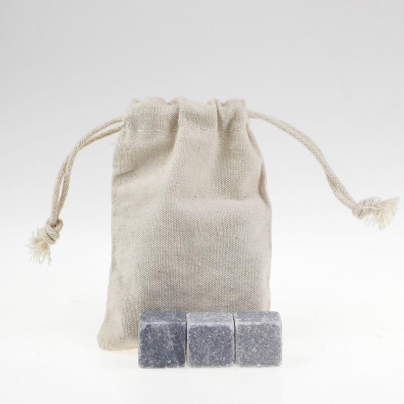Factory wholesale Shot Glass - Newest Ice Cube Best whiskey stone set with cotton bag – Shunstone