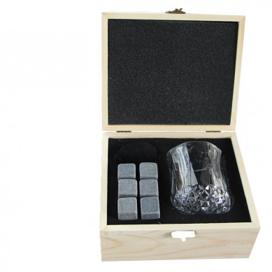 Whisky-hűtő újrafelhasználható jégkockák whiskyhez ajándékkészlet borajándék Whiskey Stone