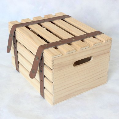 SHUNSTONE Wooden Wine Gift Box For 6 Bottles