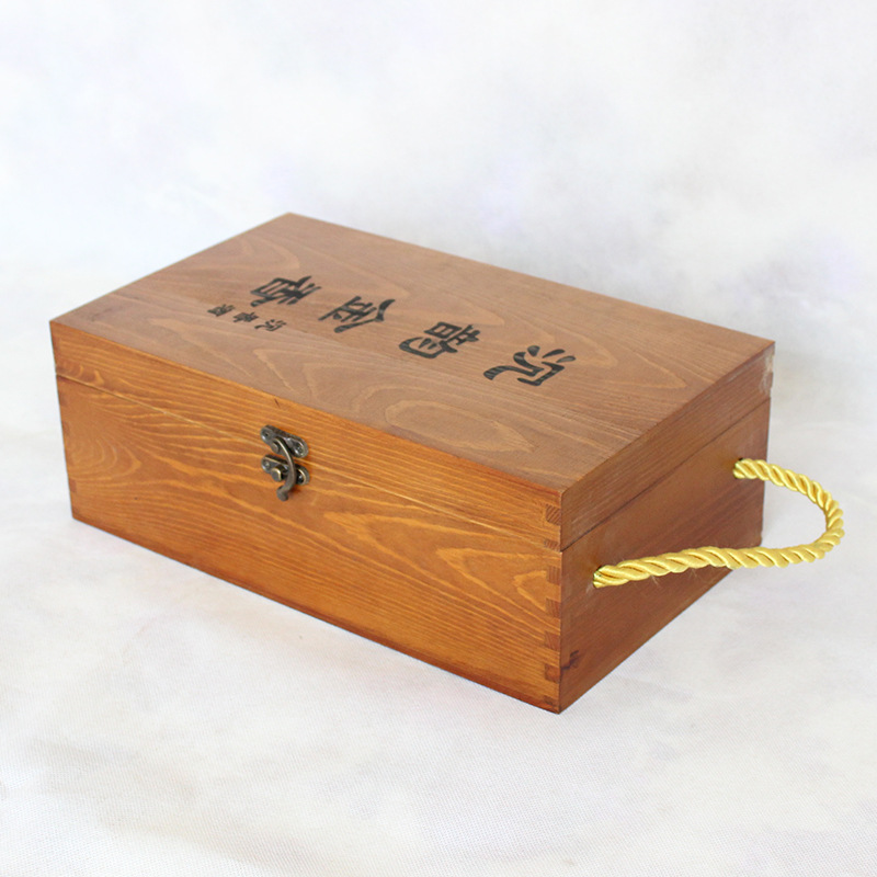 Handmade custom wooden gift box