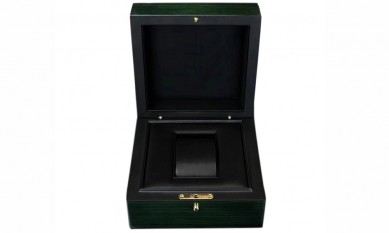 Luxo personalizado assistir caixa de presente de madeira de couro PU na caixa de relógio de couro perfume embalagem