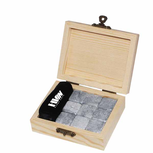 Super Purchasing for Wooden Gift Box - Best price of Amazon Hot Sell Wholesale Cheap 9 pcs of  Gray Soapstone Whiskey Chilled Stones as Bar Accessories – Shunstone