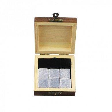 2019 top firotina 6 pcs Mongolya whisky Black kevir gift Whiskey Ice Stones Drinks Cooler Cubes Natural seqemê Whiskey Stones Bi Box Gift