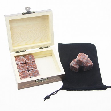 Wholesale Business Gift 9 pcs of Whiskey Stones Whiskey Chilling Rock Business Promotional Gift Professional novelty whiskey stones