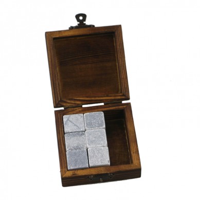 9 PC de Soapstone Frostujo Viskio Stone Set Gift Box fridiga Reuzebla Glacio kuboj Viskio por Gepatroj