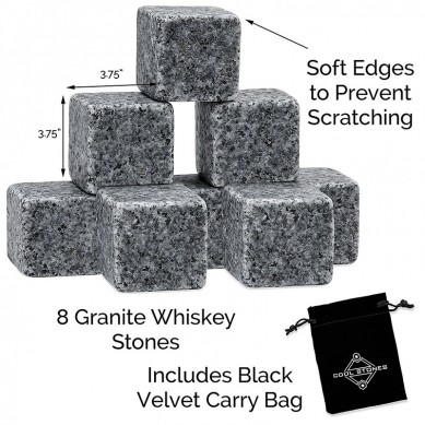 Logo tùy chỉnh Whisky Stones Gift Set Reusable Whisky Ice Stones nhanh bán sản phẩm giá rẻ Whisky Chilling Reusable Đảng