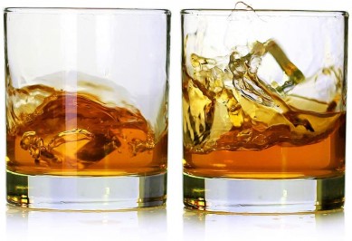 Premium Scotch Glasses Bourbon Glasses Old Fashioned Drinking Glassware 10 oz whiskey glass