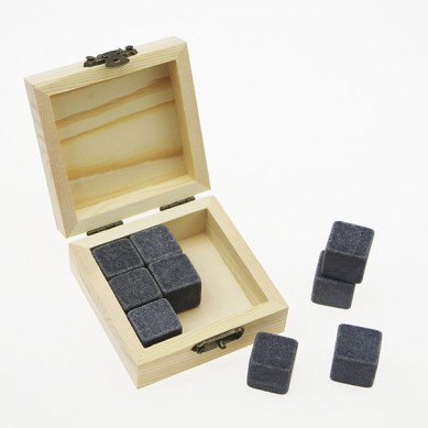 popular Product Bar Tools Gift Item New Whiskey Rock Stone Cube Whisky Chilling Ice Cube Ice Stone Creative Gift Set