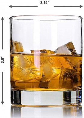 8 Year Exporter Chilled Whiskey Stones -
 Premium Scotch Glasses Bourbon Glasses Old Fashioned Drinking Glassware 10 oz whiskey glass – Shunstone