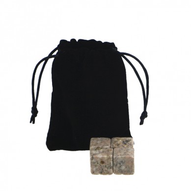 Factory price G682 Whiskey Stones with Black Velvet bag