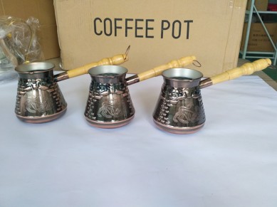 Good quality Wholesale copper turkish ceramic coffee mugs set