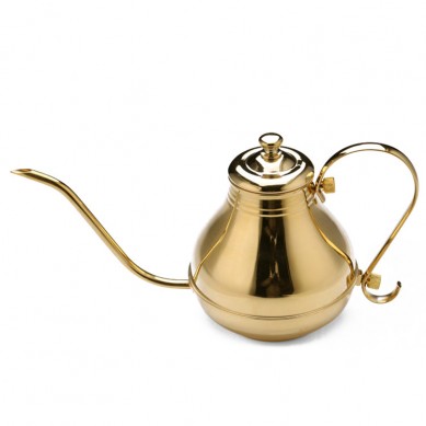 Simple stainless steel gooseneck coffee tea water drip pot kettle