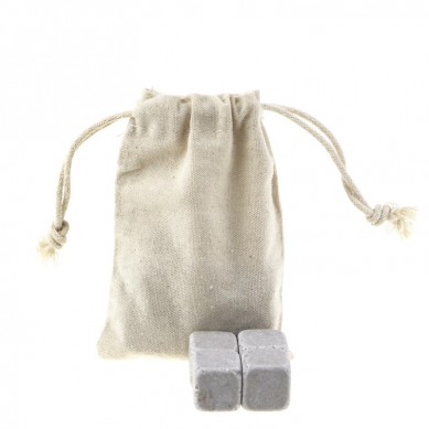 Food Grade high quality Whiskey Ice Cube Stone with cotton bag