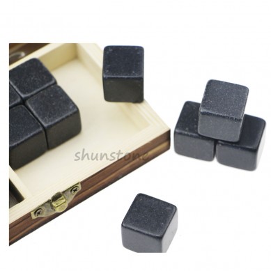 Wholesale Business Gift 9 pcs of Whiskey Stones Whiskey Chilling Rock Business Promotional Gift Professional novelty whiskey stones