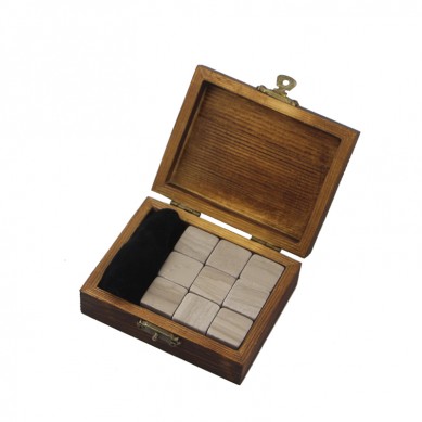 Wholesale Grey Serpegiante Whisky Chilling Cubes Best Gift Whiskey Stones Whiskey Gift Set Brand New Stone of Steel With High Quality