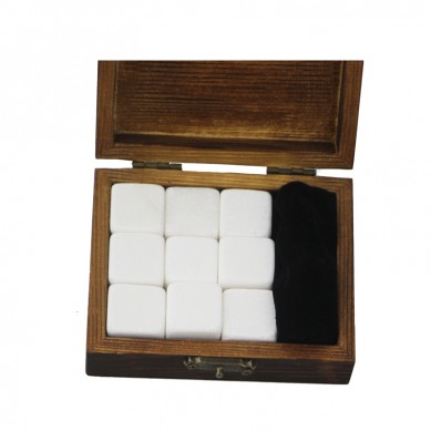 Whisky Stone Rock Eiswürfel Benutzerdefinierte Werbegeschenk-Set High-End-Whisky-Steine ​​​​Eis-Geschenk-Set