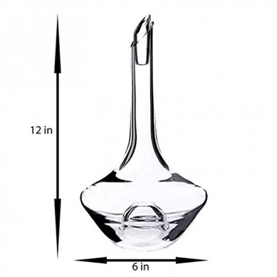 Crystal Decanter for Liquor Whiskey Scotch Capacity 720ml With Square Stopper in Gift Box