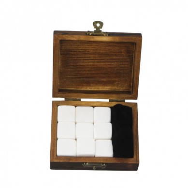 ʻO Whiskey Stone Rock Ice Cube Custom Promotional Gift Set High end Whiskey Stones Ice Gift Set