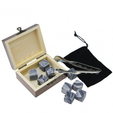 Factory direct selling Whiskey Stones Reusable Ice Cube Cheap Whiskey Gift Set from Shunstone China