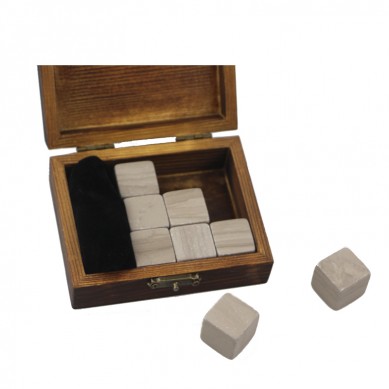 Groothandel Gray Serpegiante Whiskey Koue Cubes Beste Geskenk Whiskey Stones Whiskey Gift Set Brand New Stone van Staal met hoë kwaliteit