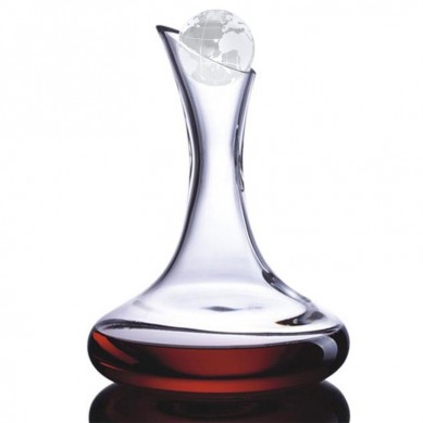 Cristalli senza piombo Decanter di vinu di cristallu Regalo di vinu Accessori di vinu Grande cù tappu globu