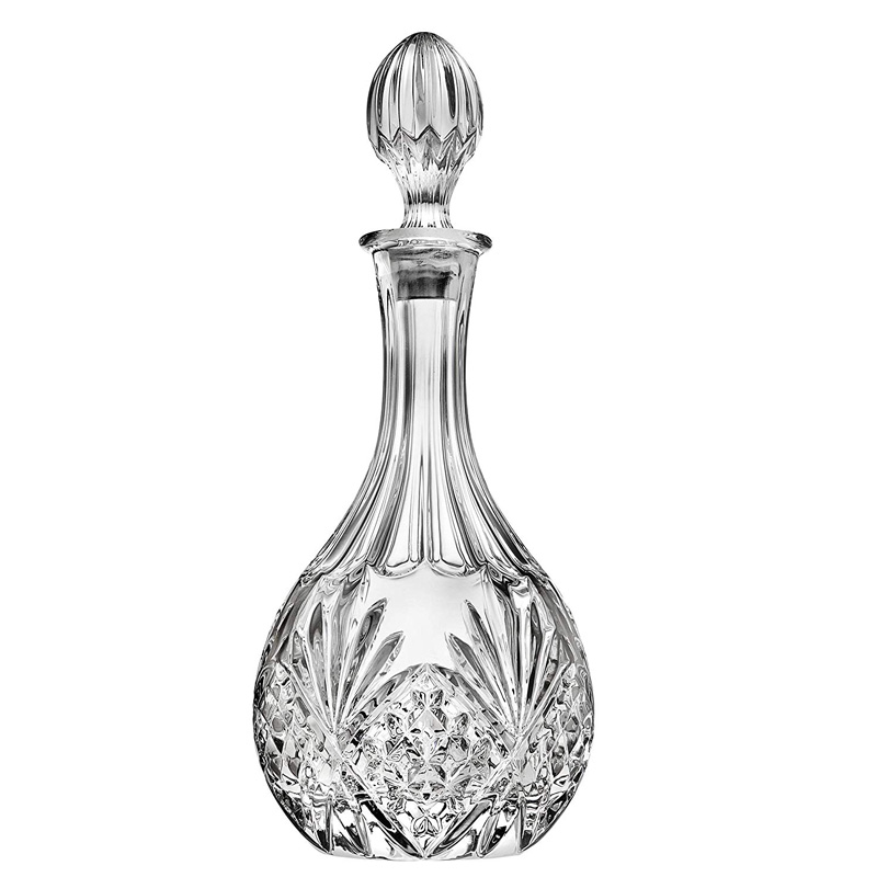 Factory selling Engraved Decanter - One of Hottest for Luxury Round Ball Shape Diamond Cut Whiskey Decanter Wine Decanter With Glass Stopper – Shunstone