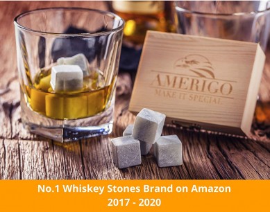OEM ODM Whiskey Stones Wine Cooling Cubes Ice Cube Passed FDA by wooden box