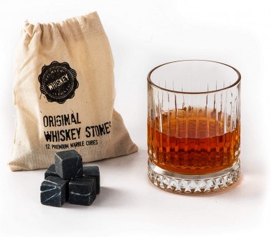 Large Old Fashioned Whisky Glass Whiskey Stones with Gift Box Best Man Gift Whiskey Glass