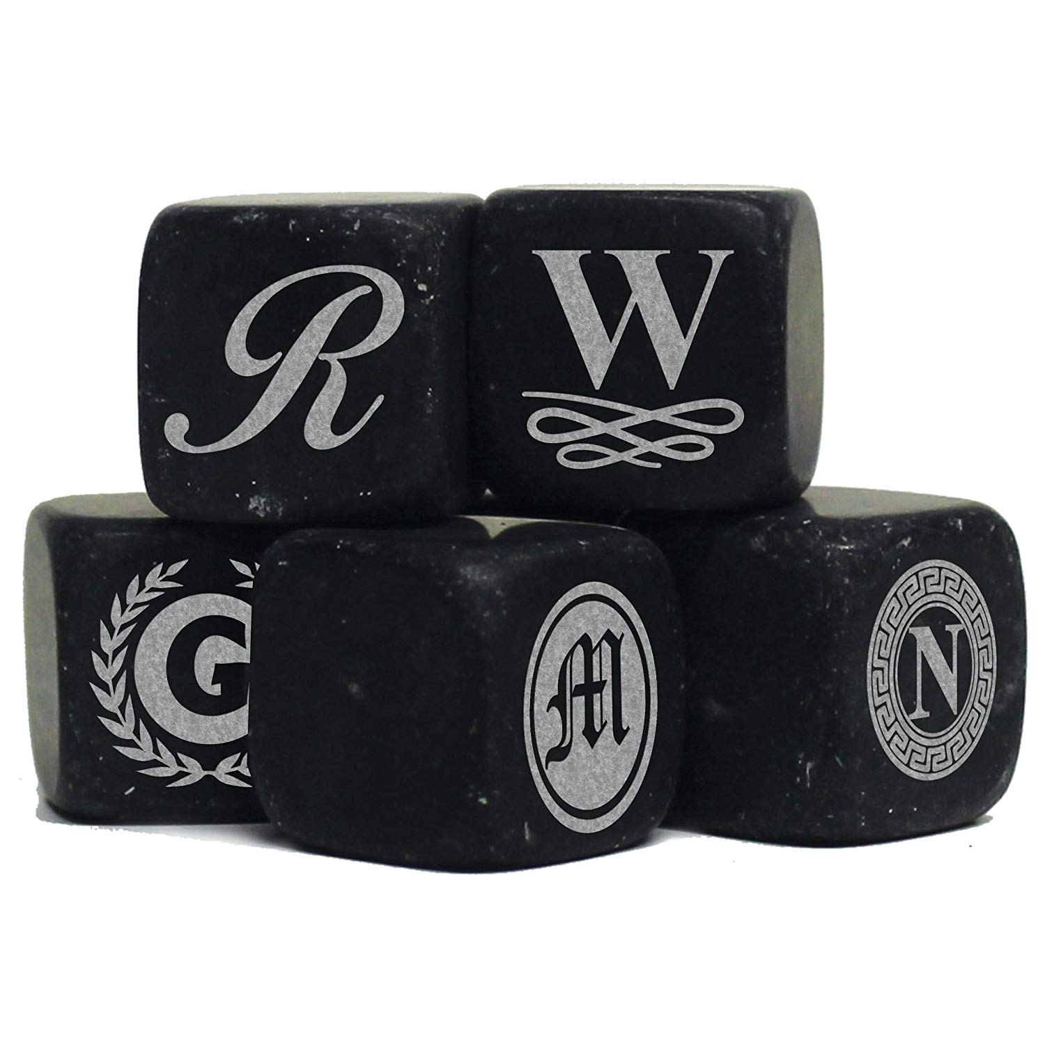 Factory wholesale Marble Pattern - Personalized Engraved Whiskey Stones Groomsmen Gifts Monogrammed for Free Set of 9 – Shunstone