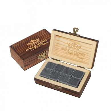 6 stuks van Bar Accessoires Whisky steen ijsblokjes Herbruikbare ijsblokjes Business Promotion Gift herbruikbare Ice Cubes Groothandel Whisky Stones